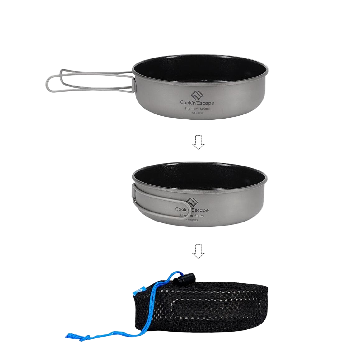 Cook'n'Escape Titanium Frying Pan