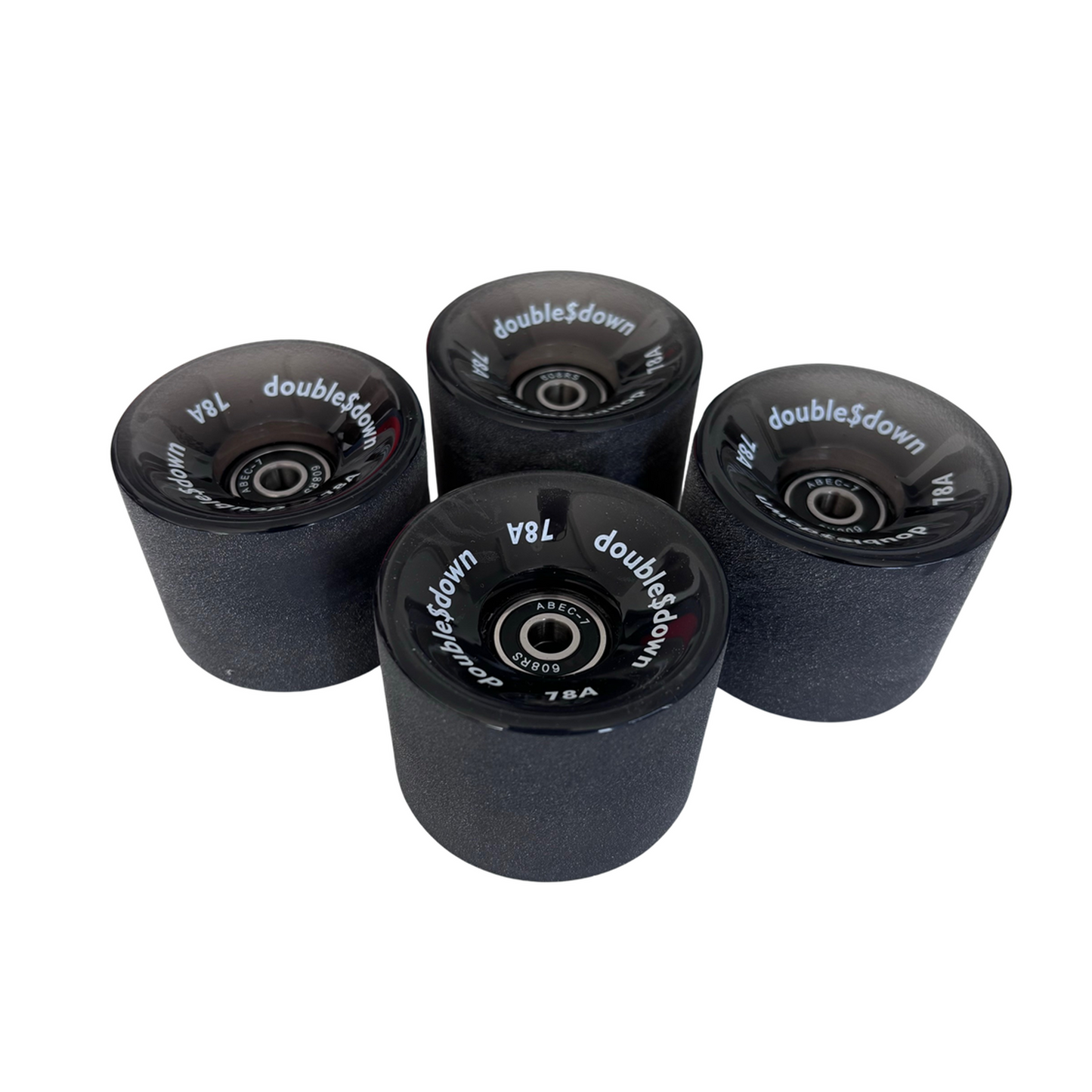 double$down Black Wheels with Bearings (2)
