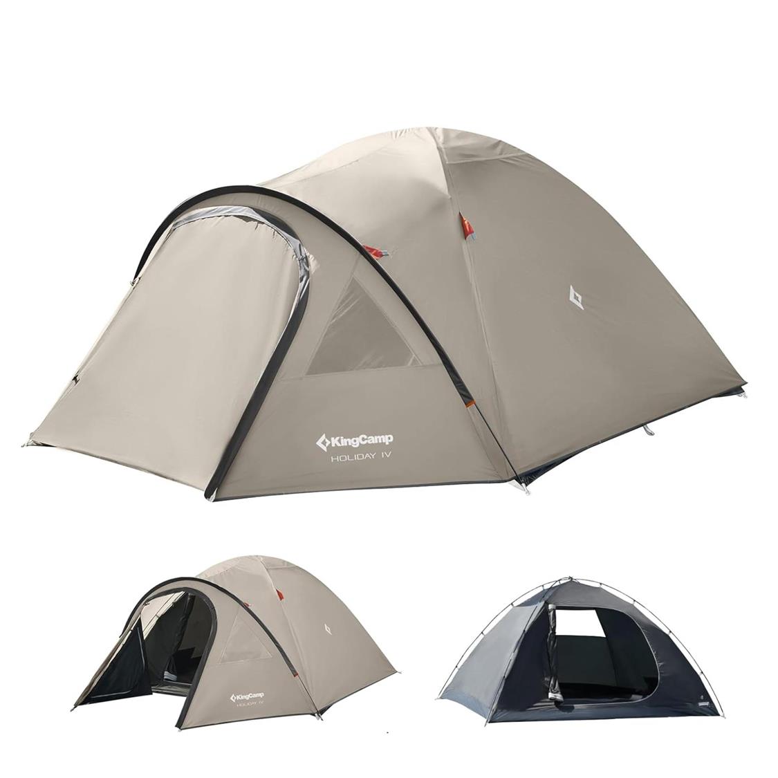 KingCamp Holiday 4 Dome tent (1)