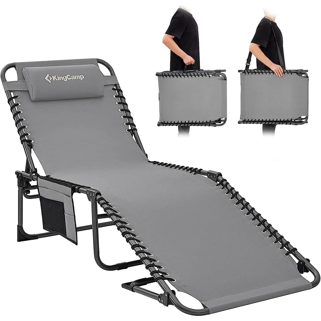 KingCamp Berlin Folding Sun Lounger (1)