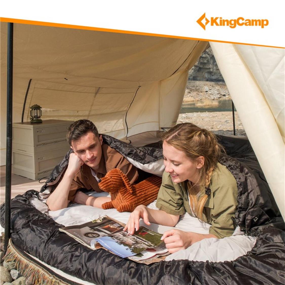 KingCamp Double Envelope Sleeping Bag (3)