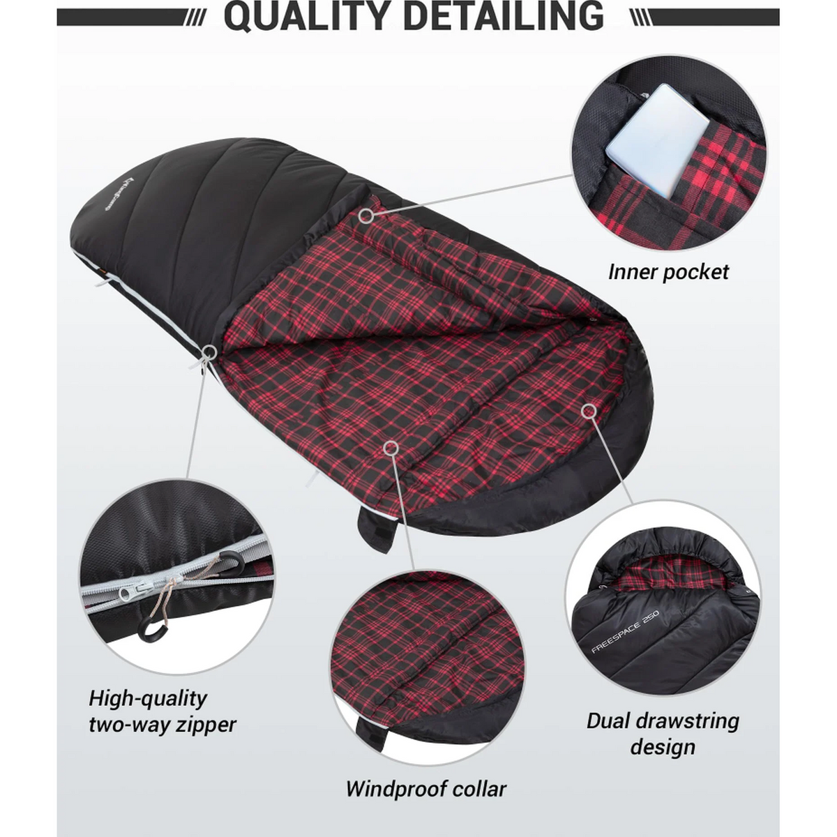 Freespace 250 Sleeping Bag (5)