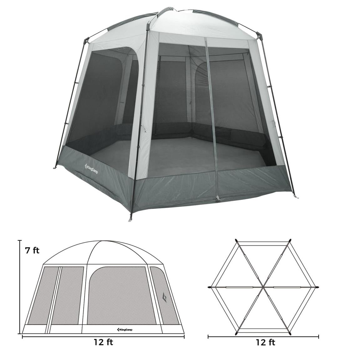 KingCamp Cairo 12ft Screen Shelter (5)