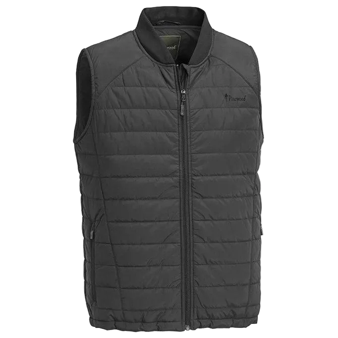 Pinewood Delbert Padded Outdoor Vest Dark Anthracite