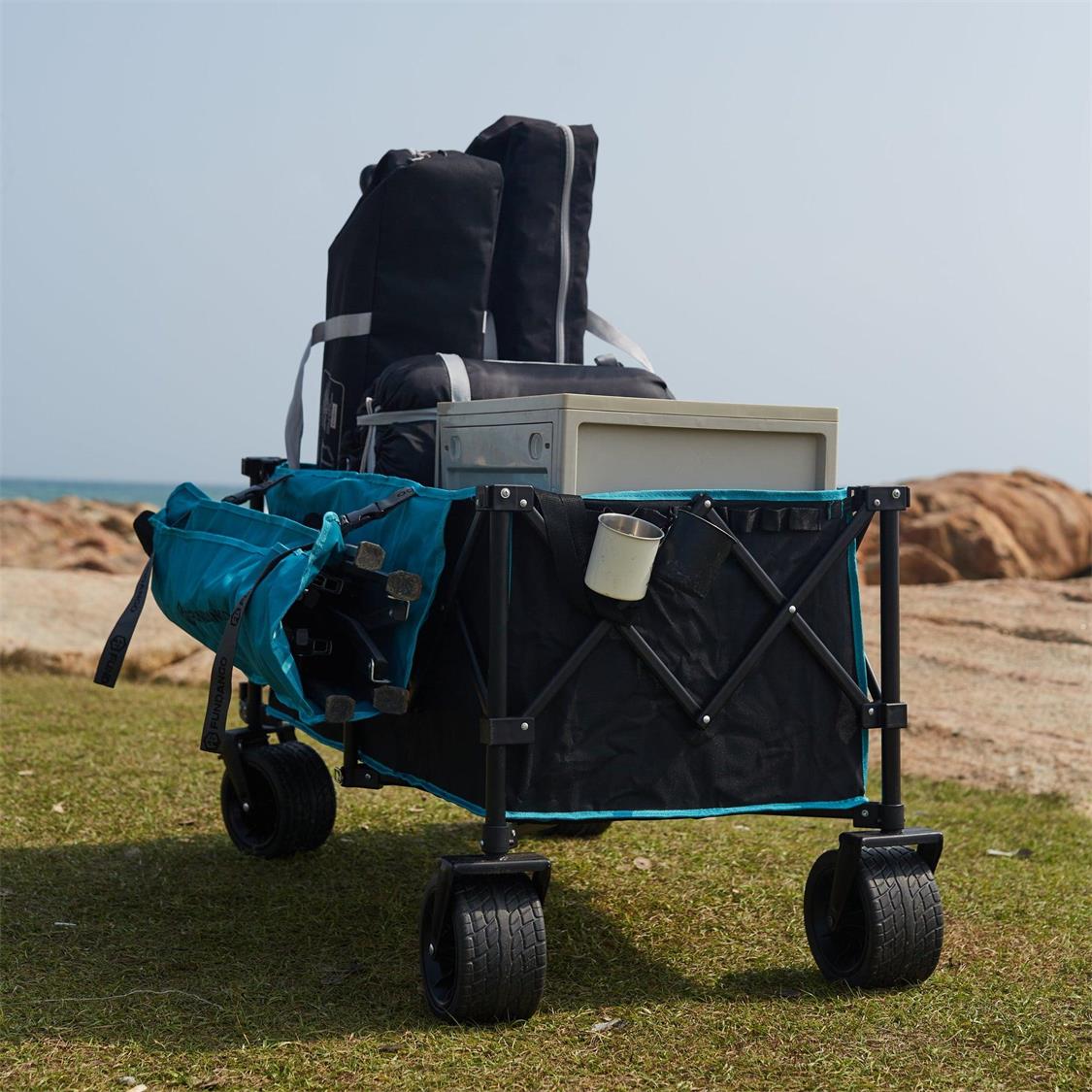 Fundango Heavy Duty Folding Beach Wagon (7)