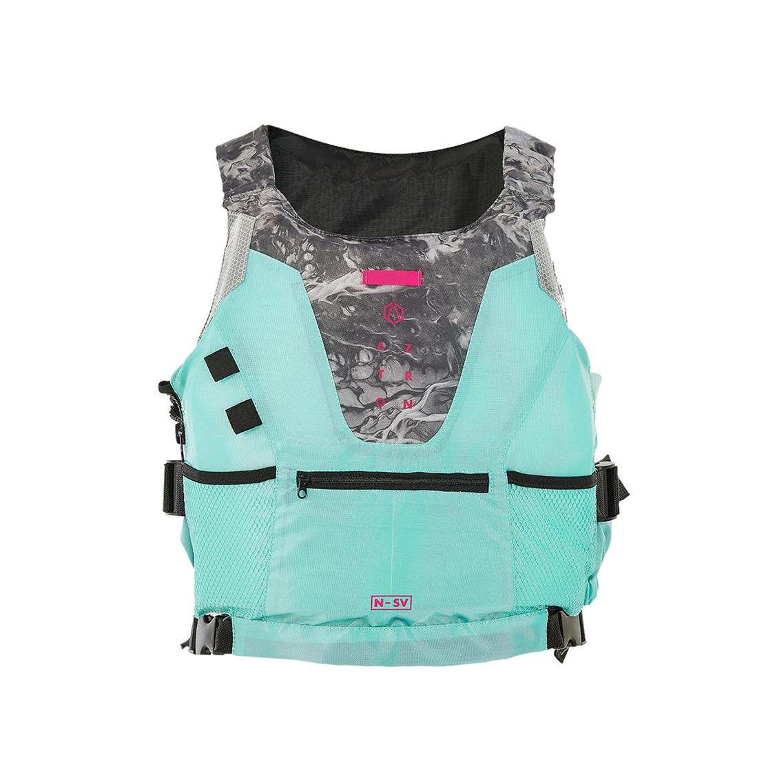 Nylon Safety Vest Aqua (1).1