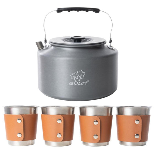 BULIN Camping Kettle Set with 4 Cups (1)