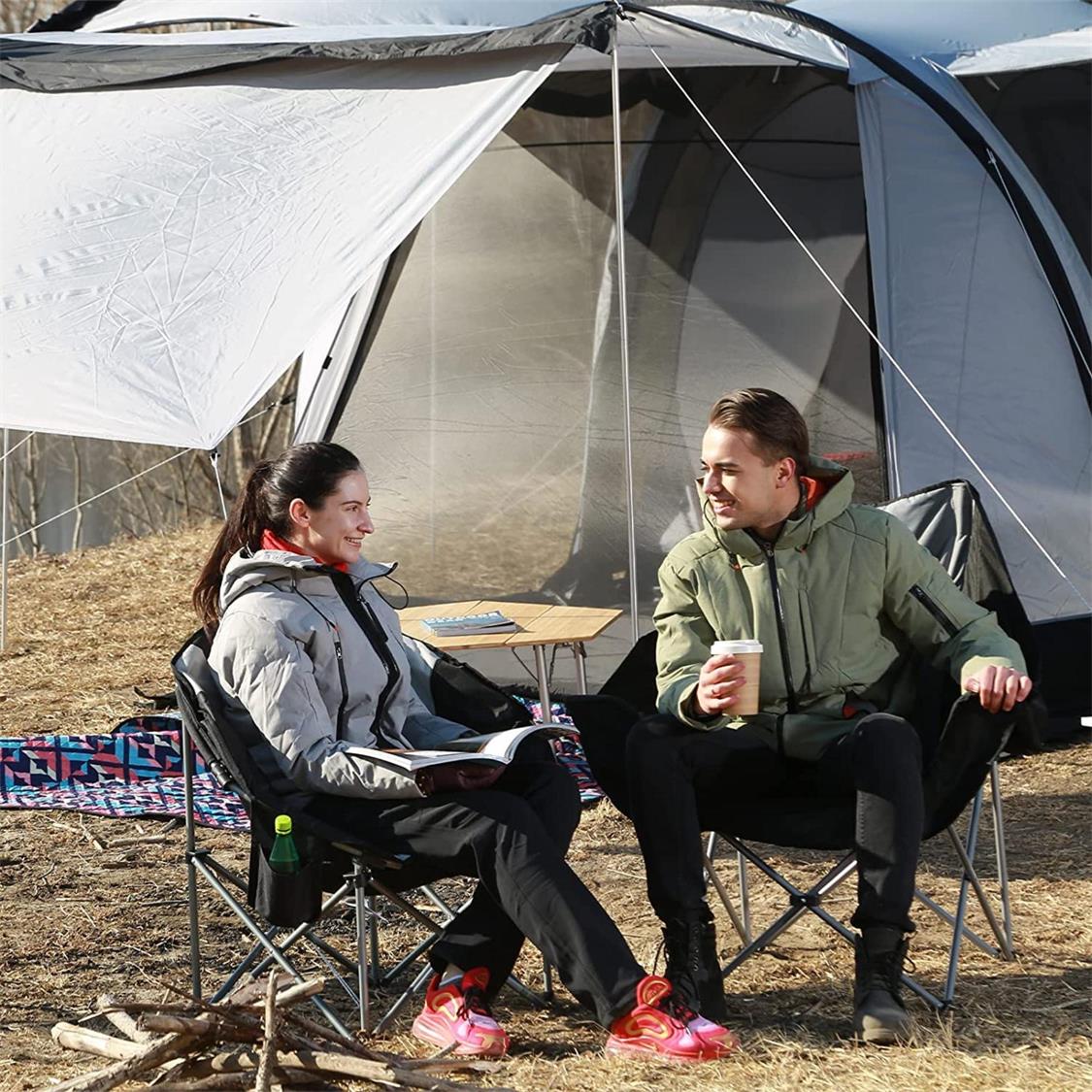 KingCamp Saucer Padded Camping Chair (2)