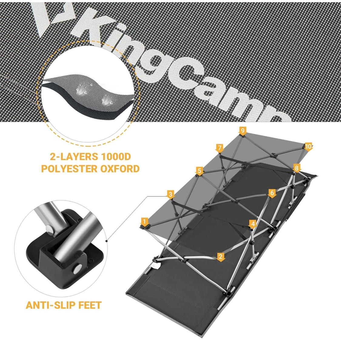 KingCamp Folding Camping Bed (5)