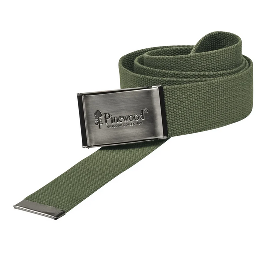 9199-107-01_Pinewood-Canvas-Belt_Olive-Green