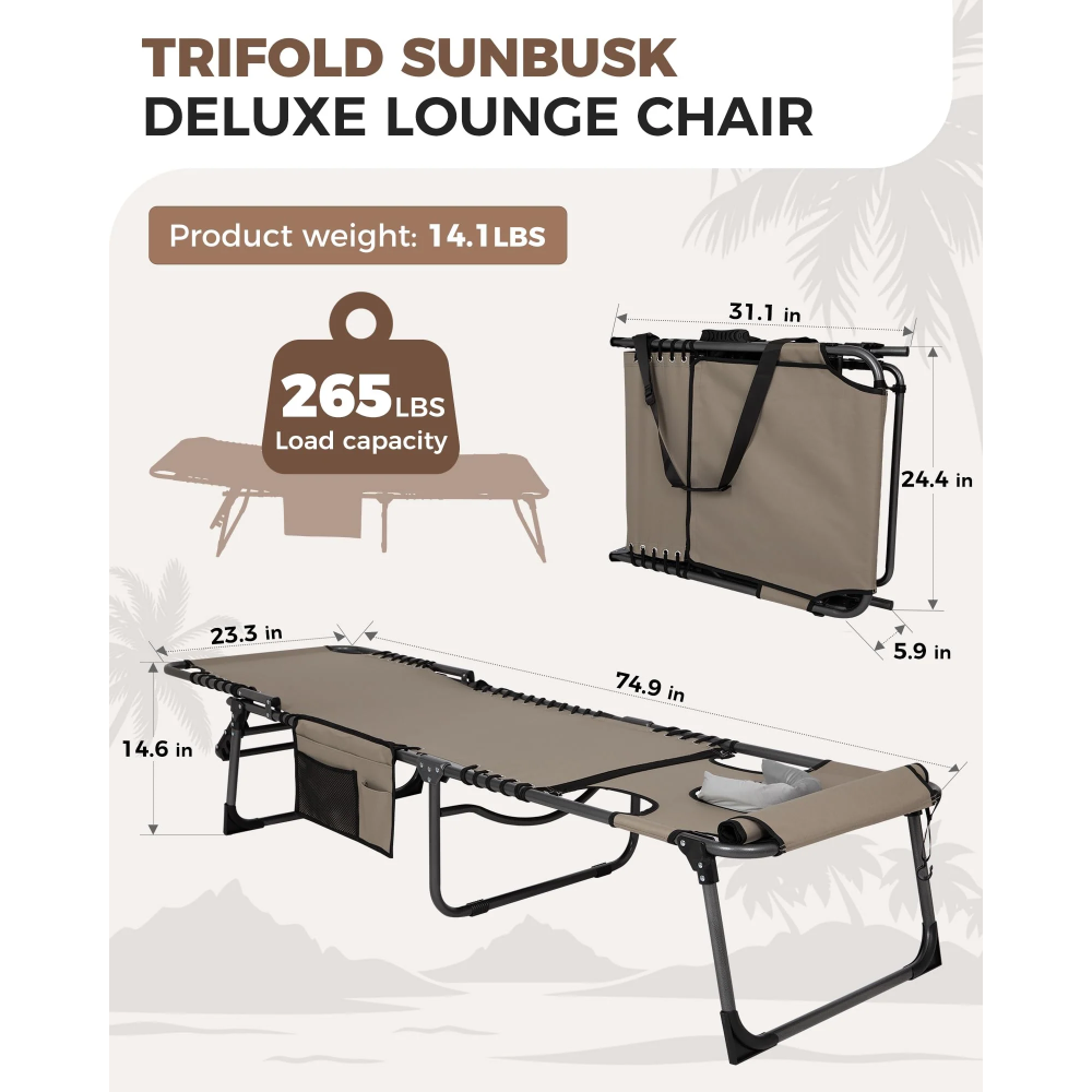 Magnolia Plus Folding Lounger (7)