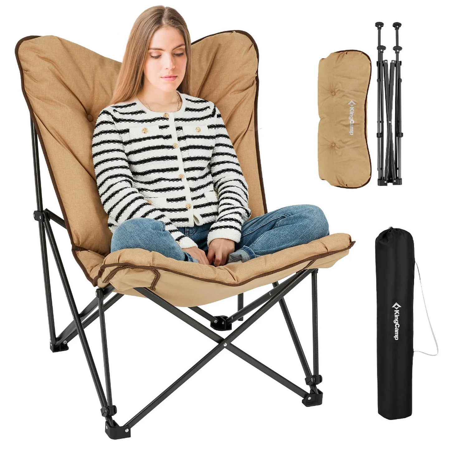 Butterfly Chair Khaki  (1).1