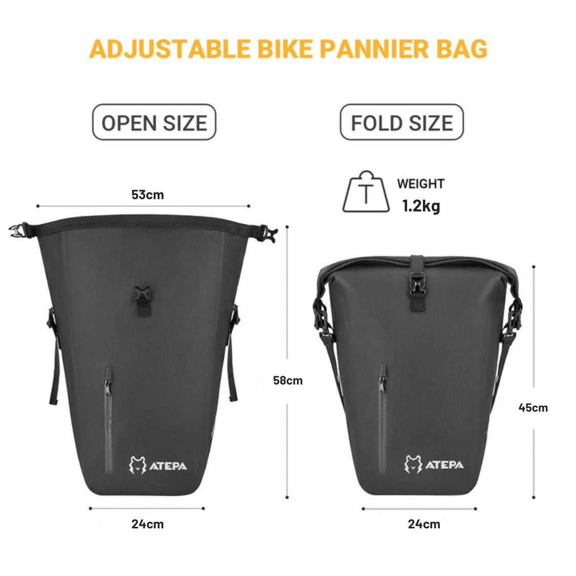 Atepa Pannier Bike Bag