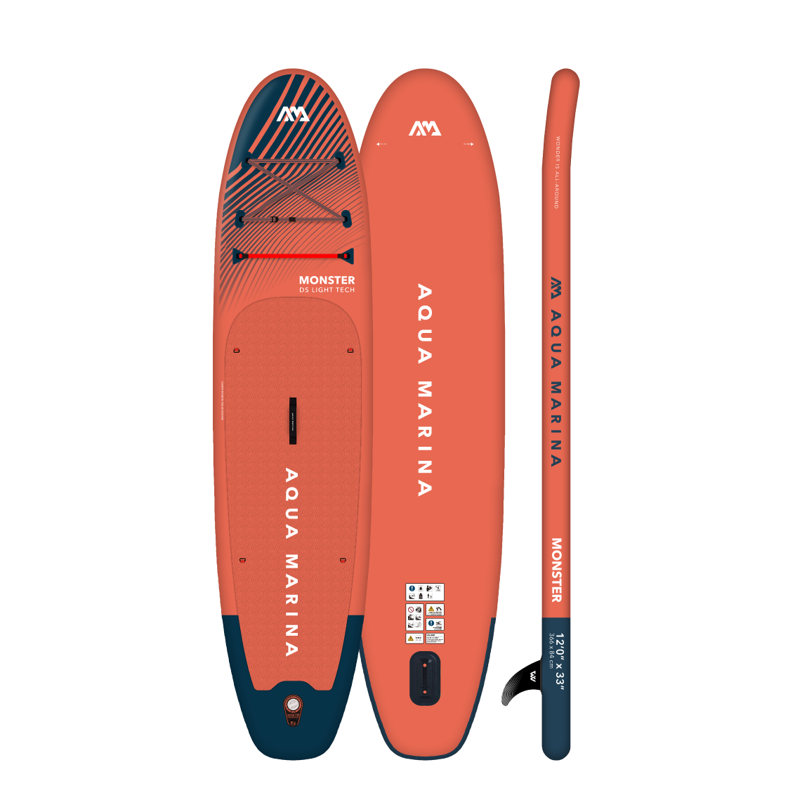 Aqua Marina Monster All Around 12' Isup Package