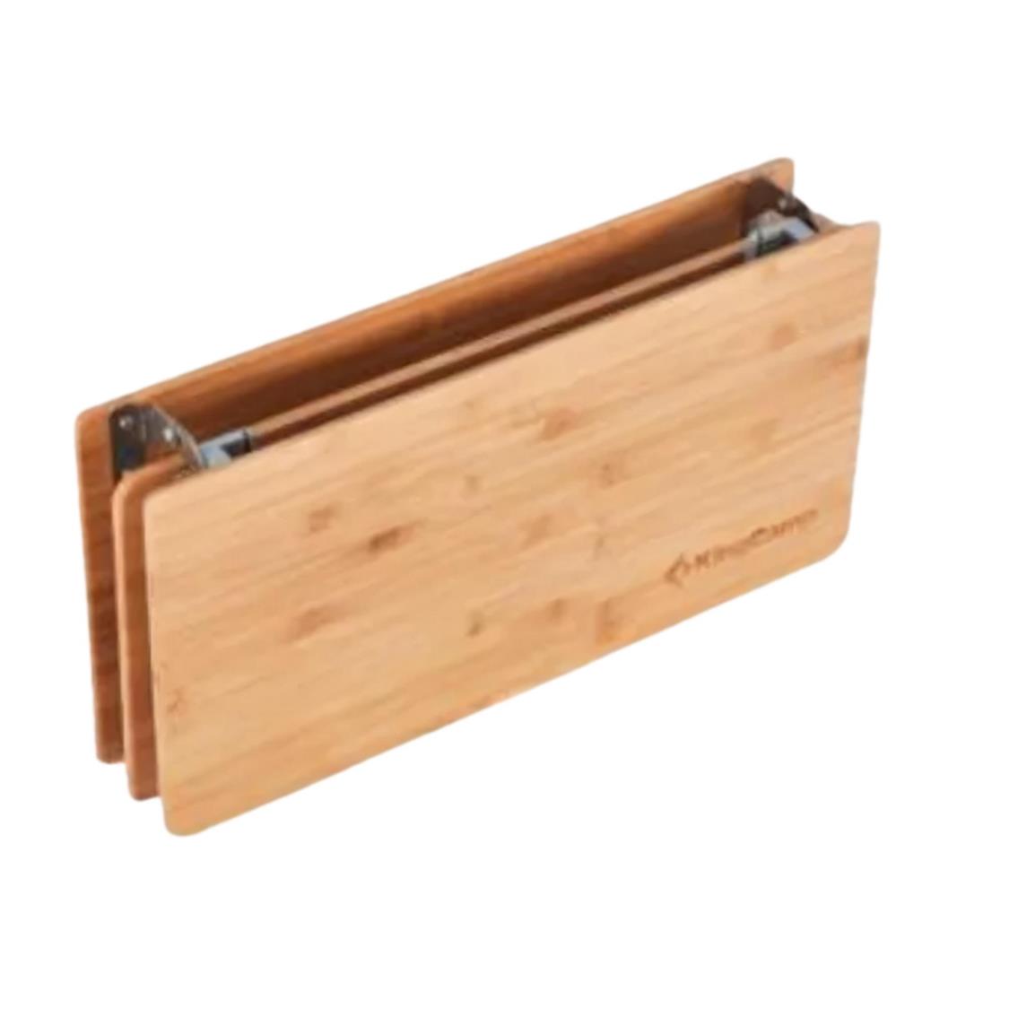 KingCamp Folding 3 section Bamboo table (1)