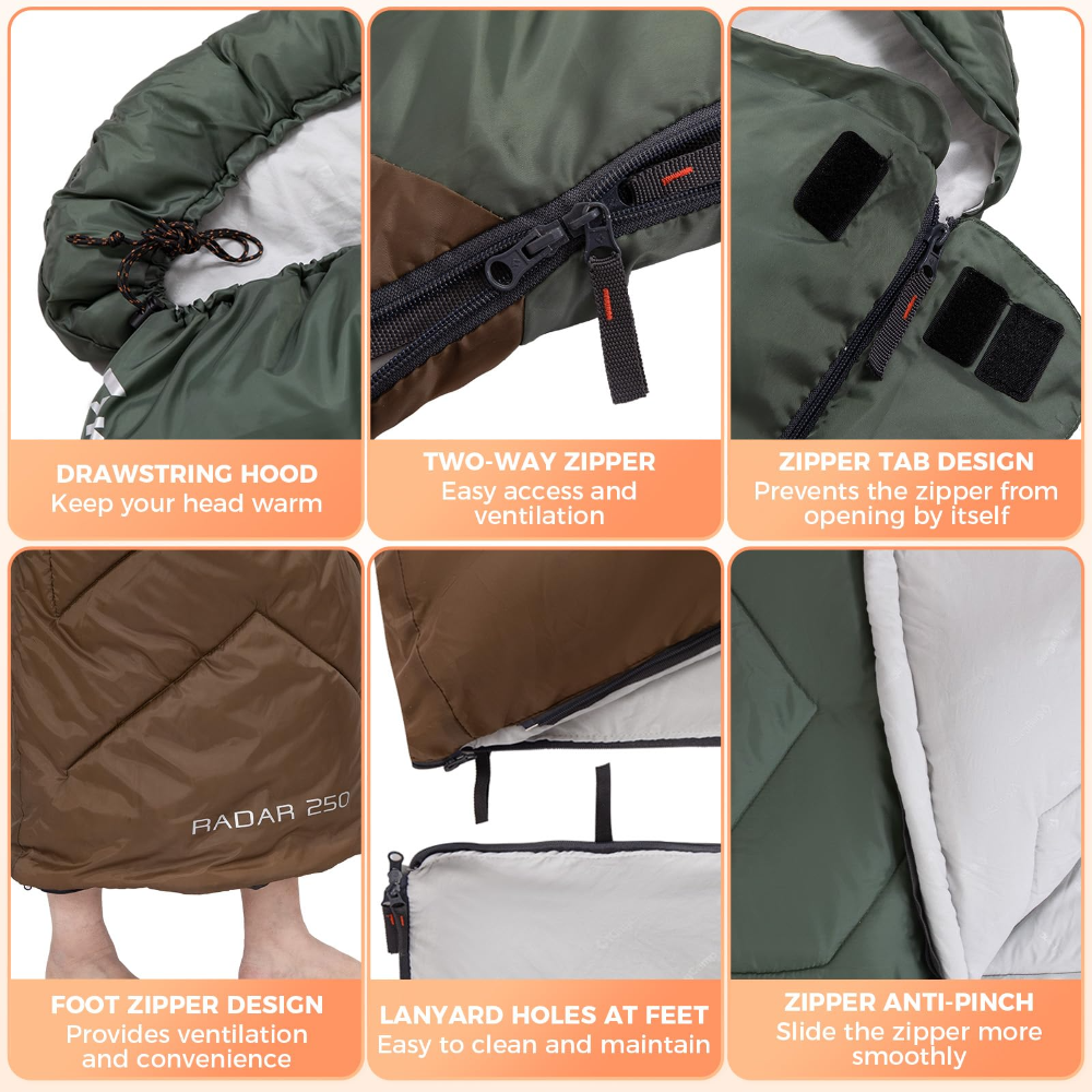 Kingcamp Radar Sleeping Bag (5)