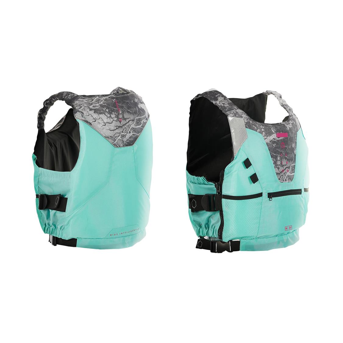 Nylon Safety Vest Aqua (7)