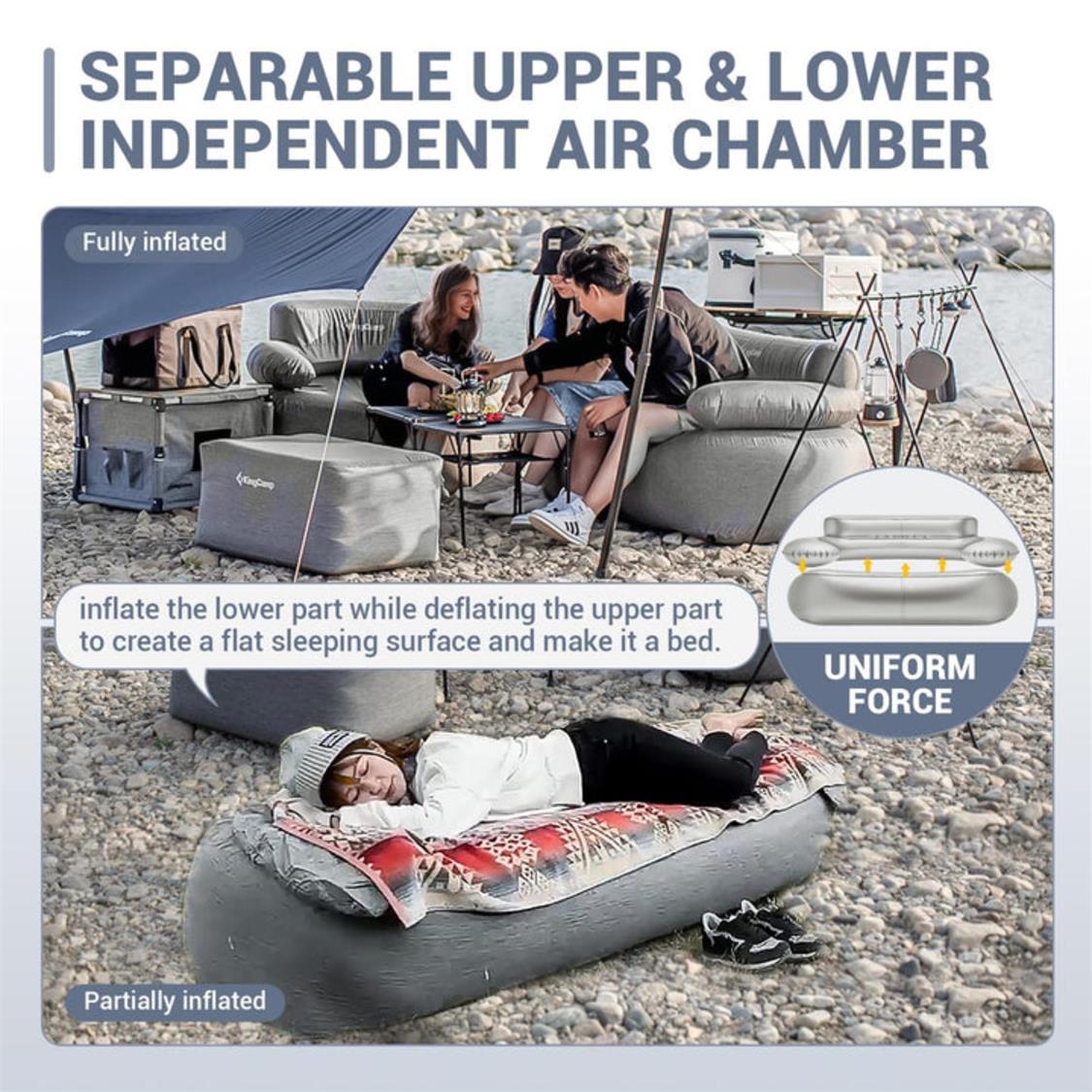 KingCamp Luxury 2 person Inflatable Sofa (3)