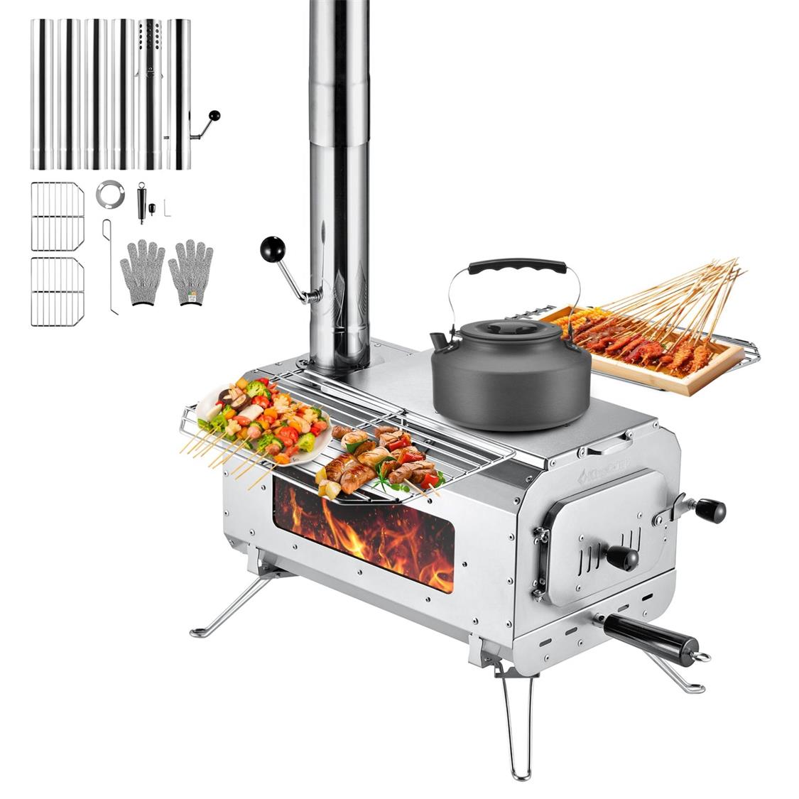 KingCamp Surefire Stove Stainless Steel (2)