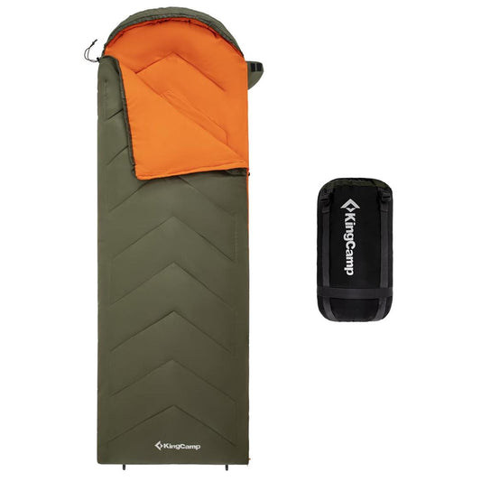 KingCamp HURON 250 Hooded Sleeping Bag (1)
