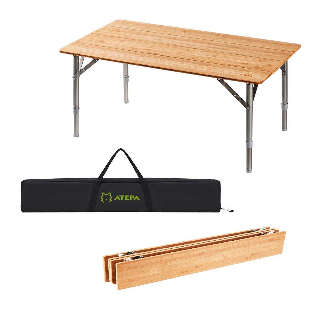 ATEPA Bamboo AC2007 Camping Table (2)
