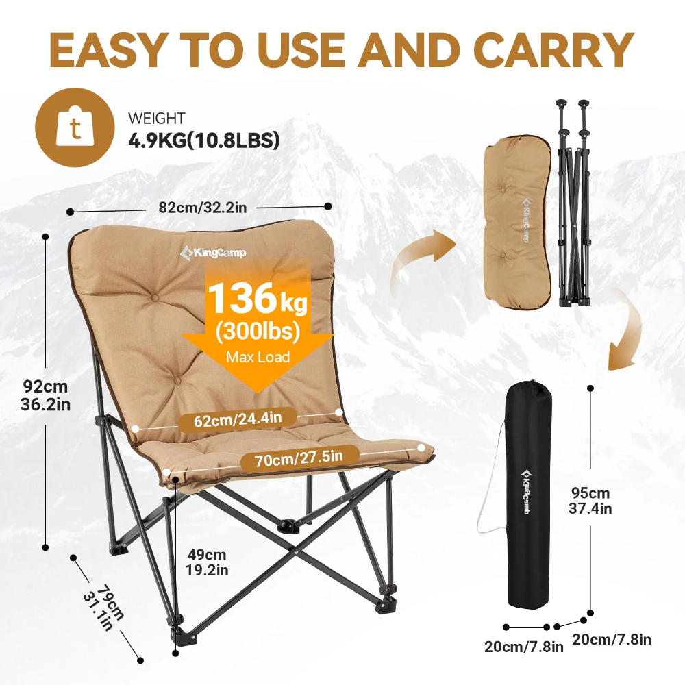 Butterfly Chair Khaki  (3)