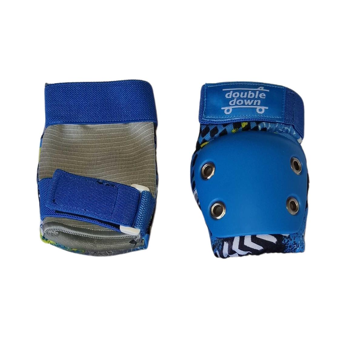 DoubleDown Bump Kids Blue Elbow Pads