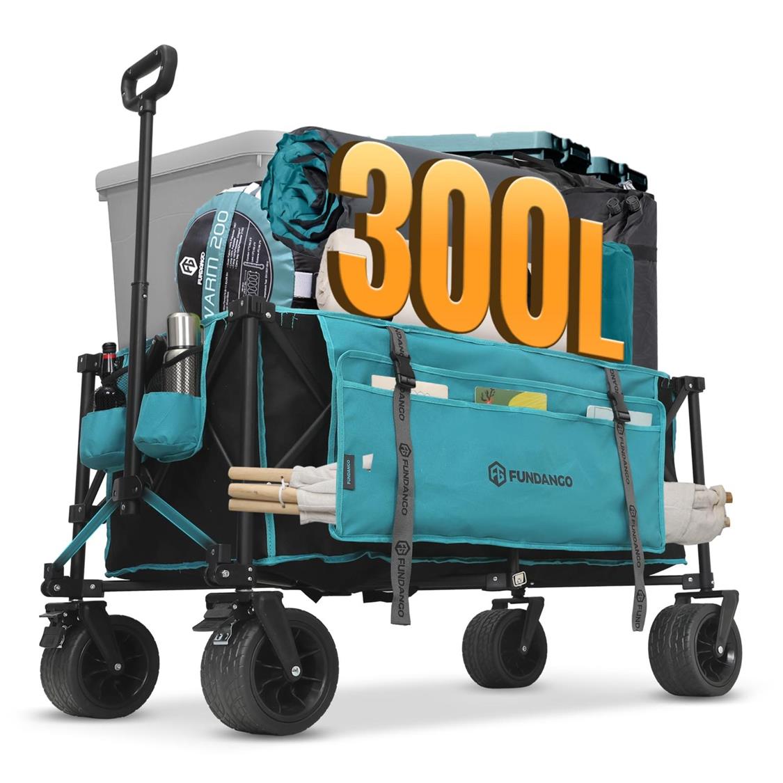 Fundango Heavy Duty Folding Beach Wagon (3)