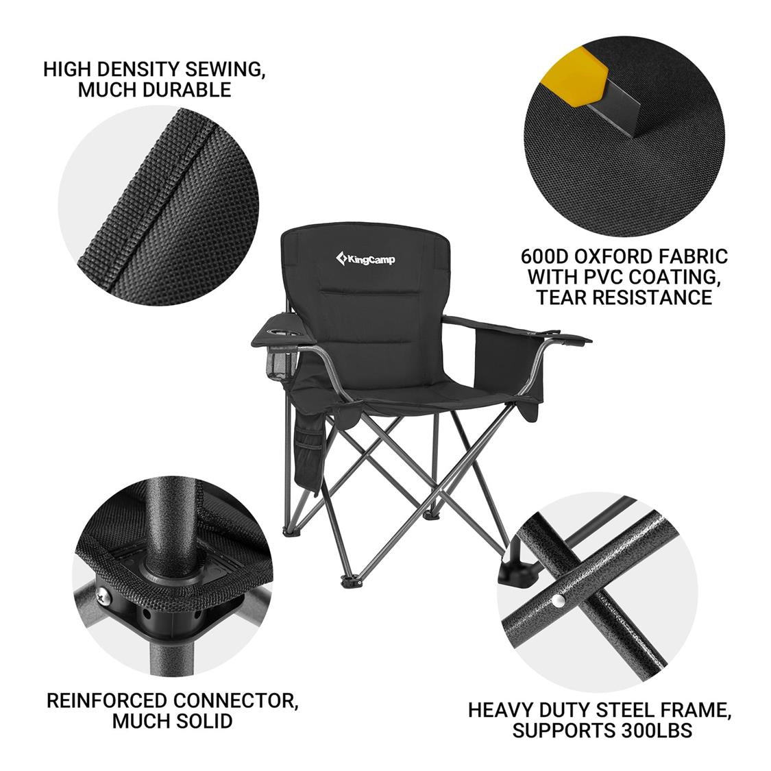 KingCamp Oversized Comfort Armchair 2 Pack (2)