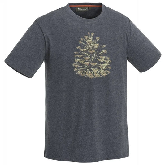 PINEWOOD® OUTDOOR T-SHIRT Blue Melange