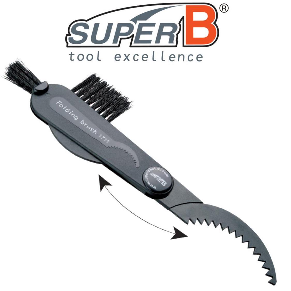 SuperB Bike Folding Brush (1)