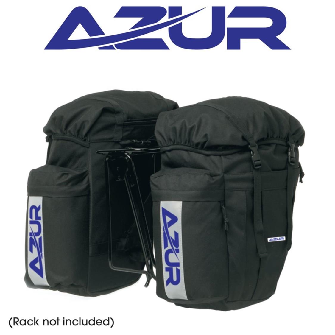 AZUR Commuter Rear Panniers - Black (1)